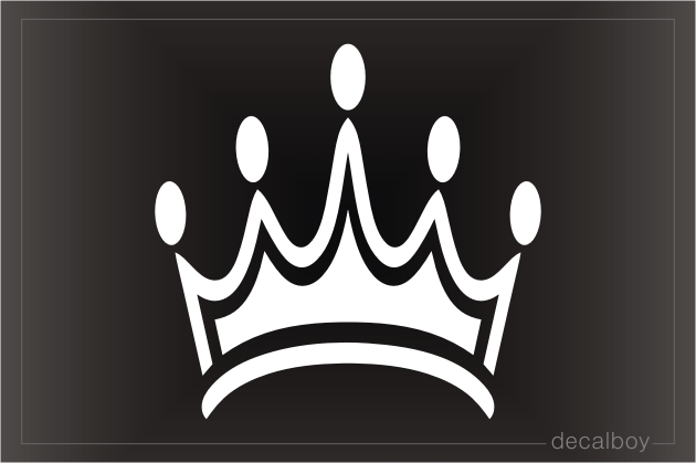 Princess Tiara Crown Decal