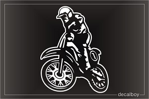 Racing Motorcycler Decal