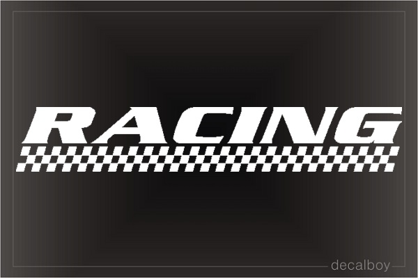 Racing Decal