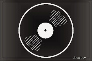 Record Player Decal