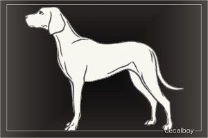 Redbone Coonhound Decal