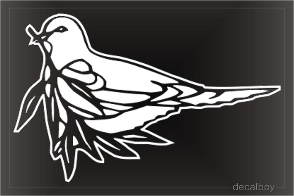 Dove Clipart Window Decal