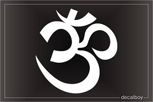 Om Sign Decal