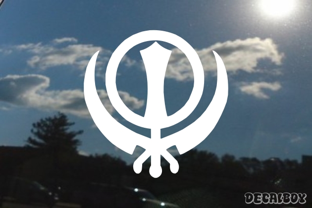 Sikh Symbol Decal