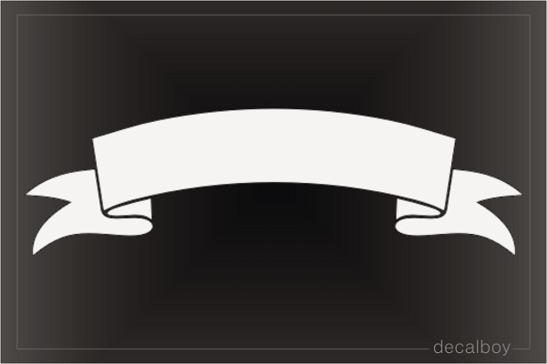 Ribbon For Text Decal