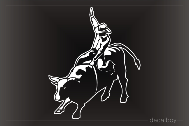 Rodeo Bull Decal