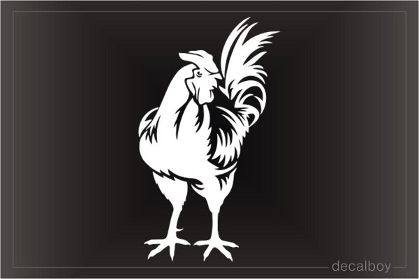 Rooster Chicken Decal