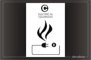 Flammable Sign Decal