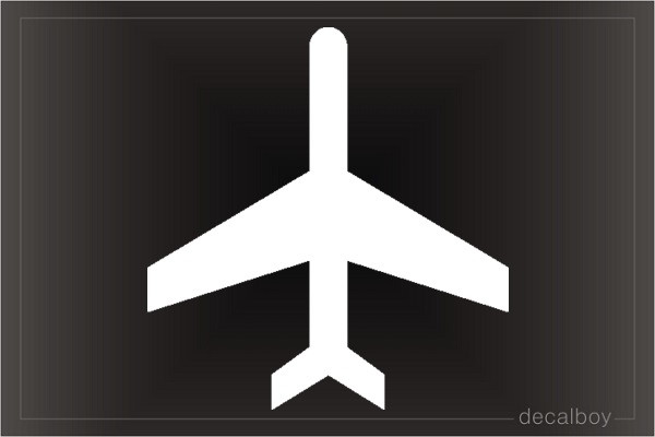 Airport Sign Window Decal