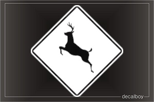 Deer Sign Car Decal