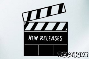 Movie Clapboard Decal