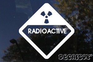 Radioactive 9 Car Decal