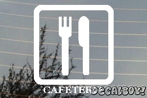 Cafe Car Decal