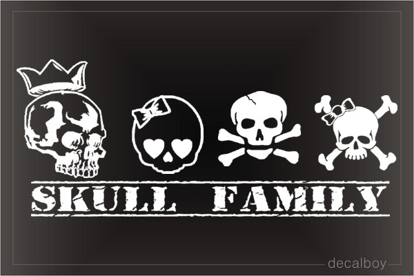 Large Oracal Vinyl Skull Decal - 15x23 Inches - Black Glossy/Matte/Metallic - For Car, Truck, Gun Safe