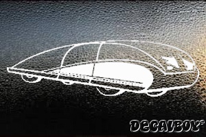 Spaceage Atomic Car Car Decal