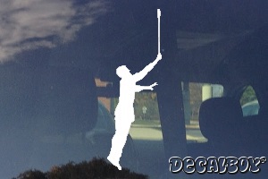 Badminton Window Decal