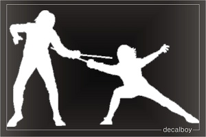 Fencing Window Decal