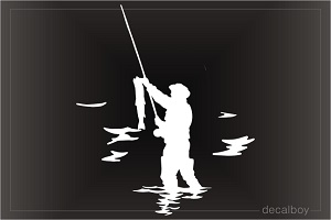 Fishing Trout Window Decal