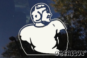 Football Player 123 Decal
