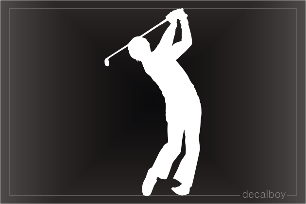 Golfing Courses Decal