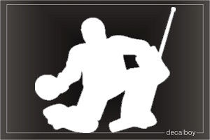 Hockey Goalie Window Decal