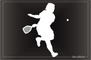 Racquetball Window Decal