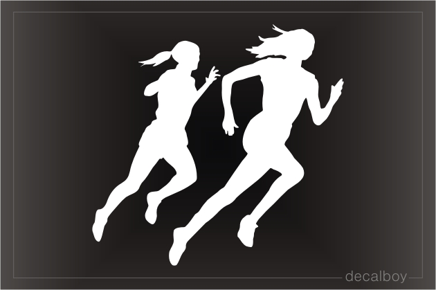 Runner Girls Decal
