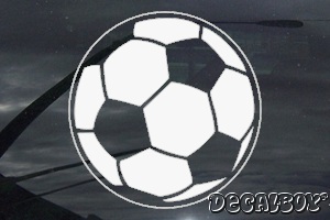 Soccerball 55 Window Decal
