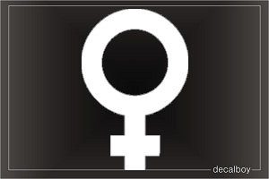 Woman Female Symbol Decal