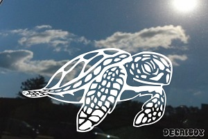 Sea Turtle Design Window Decal