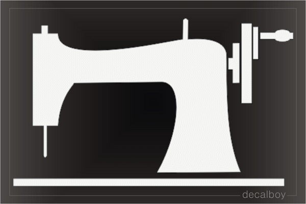 Sewing Machine Decal