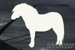 Shetland Pony Horse Decal