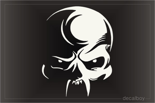 Skull Design Decal