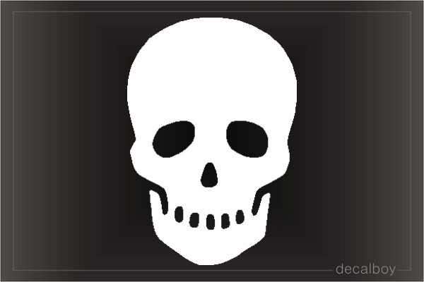 Skull Solid 2 Decal