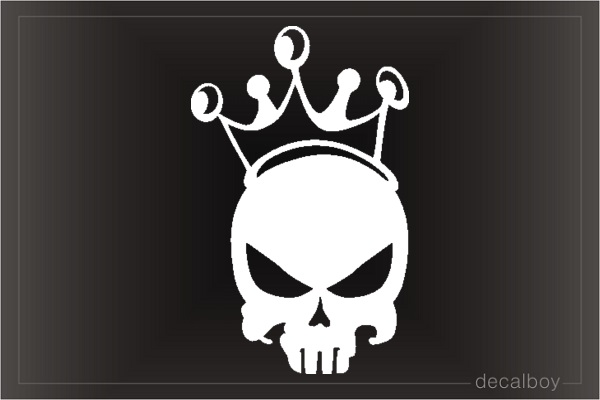 Skull Crown444 Decal