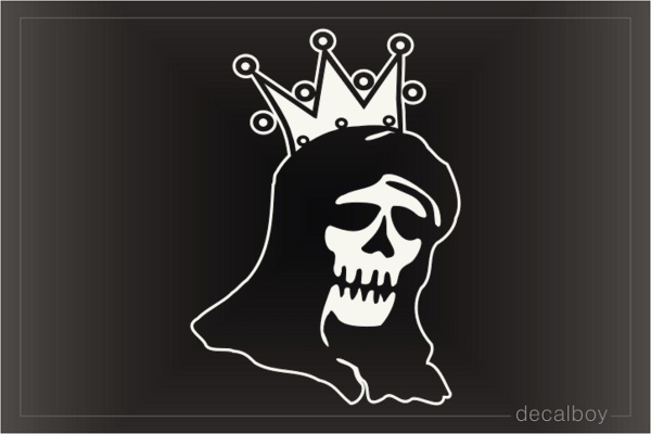 Skull Crown 222 Decal