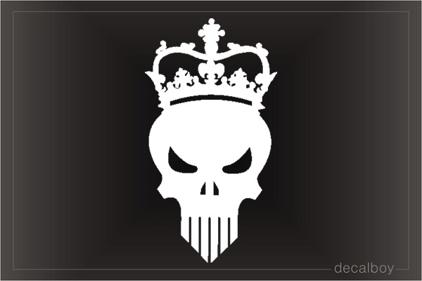 Skull Crown Decal