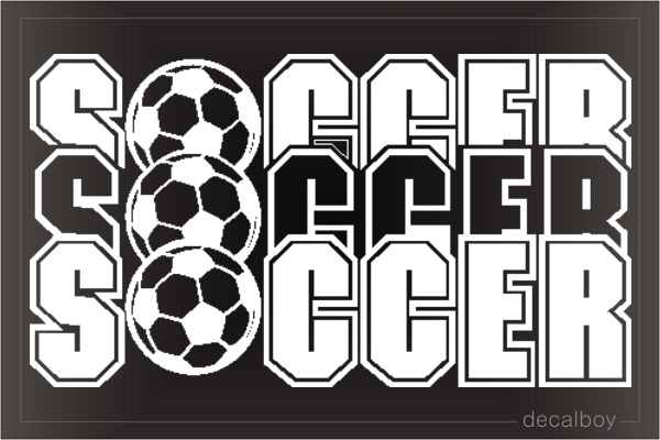 Soccer 83 Decal