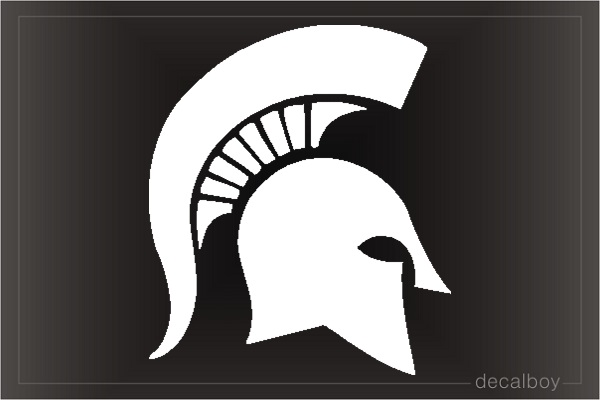 Spartan Helmet Decal