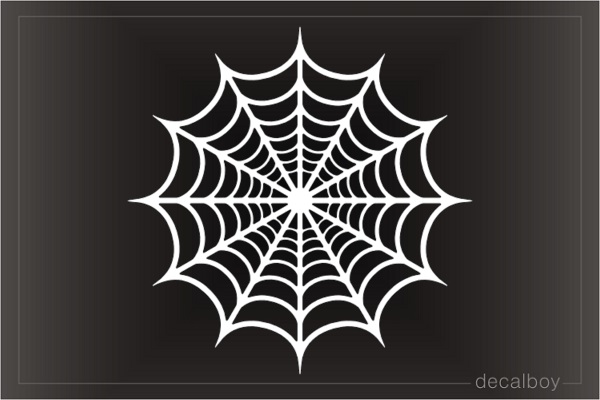 Spiderweb Decal