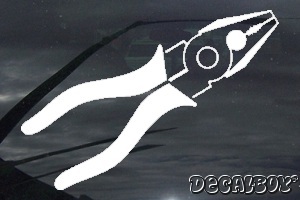 Pliers 2 Car Decal