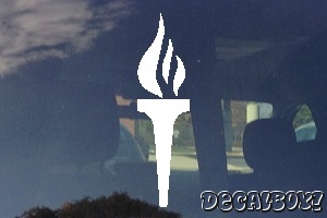 Torch Olympics Decal