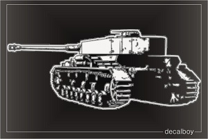 Tank Panzer Car Decal