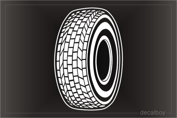 Tire Wheel 654 Decal