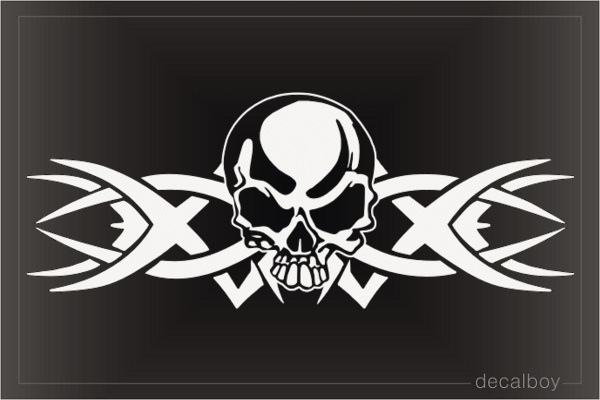 Tribal Armband Tattoos Skull Decal