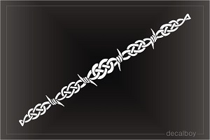 Tribal Barbed Wire Decal