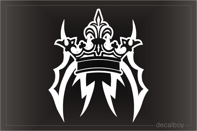 Tribal Crown Tattoo Clipart Decal