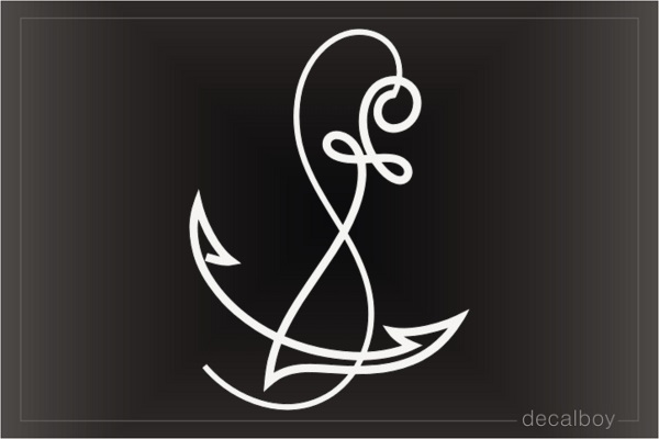 Tribal Anchor Decal