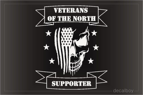 Veterans Of The North Supporter Decal