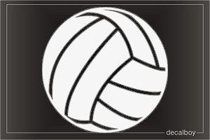 Volleyball Sand Decal